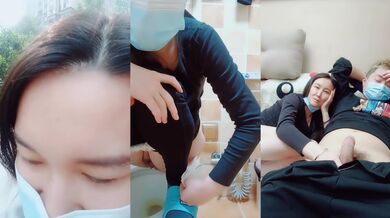 风骚小姐姐出门撩骚归来在家干大哥，主动扒下裤子口交大鸡巴沙发上直接干后入爆草射完了继续口硬厨房接着干